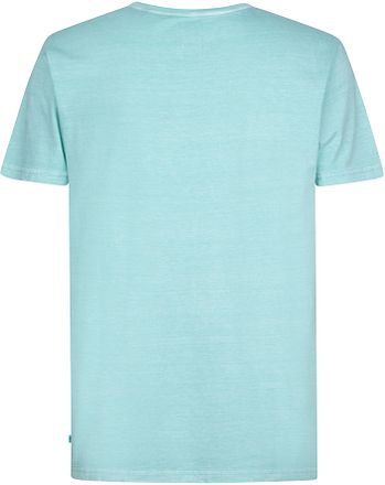 Petrol T-Shirt Key Melange Aqua M-1050-TSR632-5180 kopen