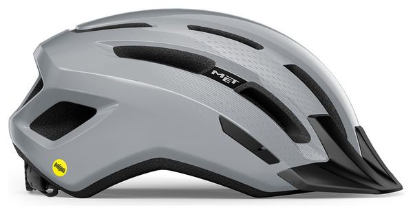 Casque Met Downtown Mips Gris Brillant