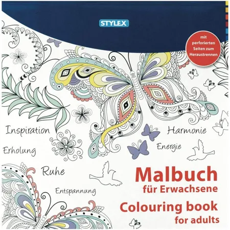 Stylex Malbuch, Erwachsene, 24 Seiten, sortiert