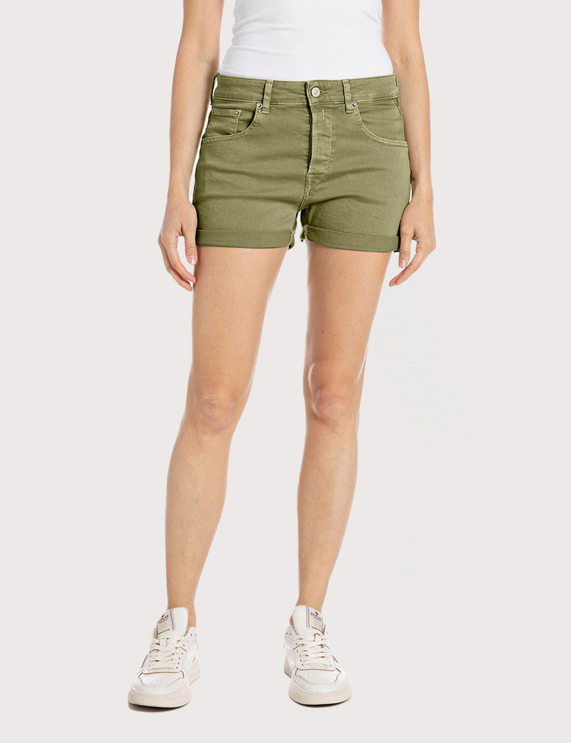 REPLAY SHORT EN JEAN FEMME ANYTA KAKI