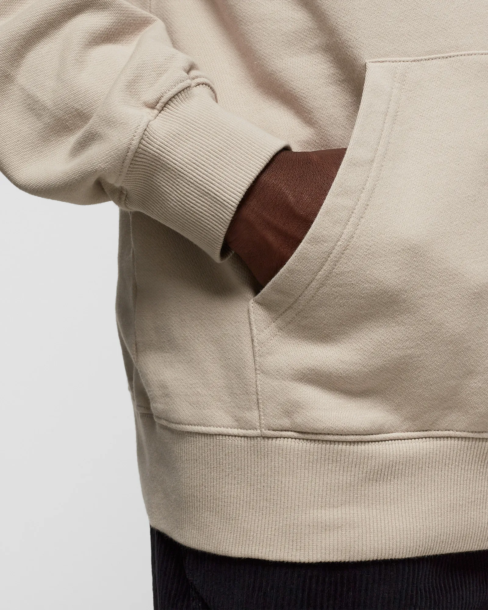 ØLÅF BLOCK ZIP MOCK