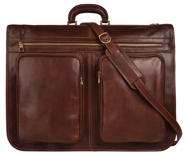 Piké Reisetasche echt Leder, Made in Italy
