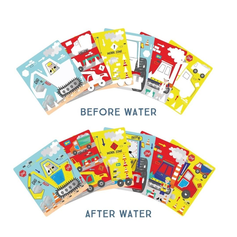 Floss & Rock - Construction Magic Water Easel and Pen