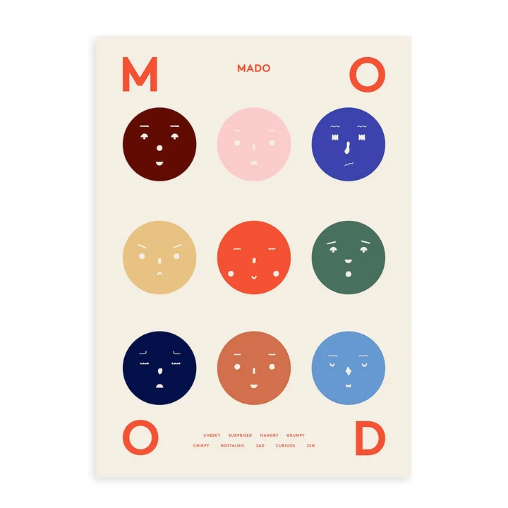 Paper Collective - Nine Moods, 70 x 100 cm