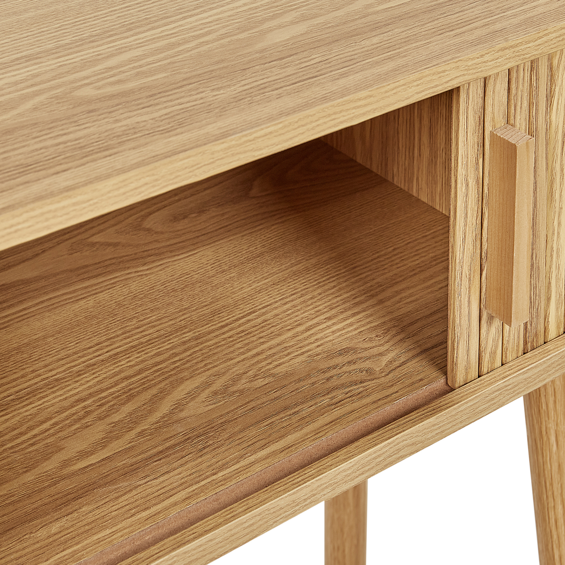 Beliani - SELAH - Sidetable - Lichthout - MDF