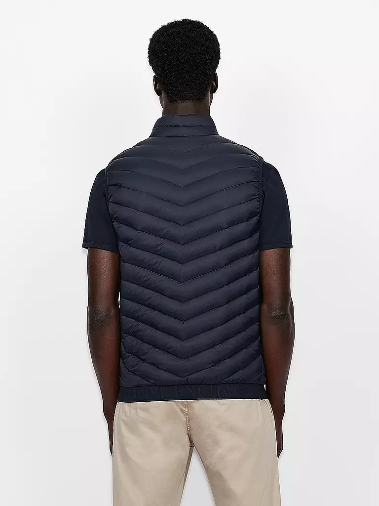 ARMANI EXCHANGE Daunensteppgilet blau
