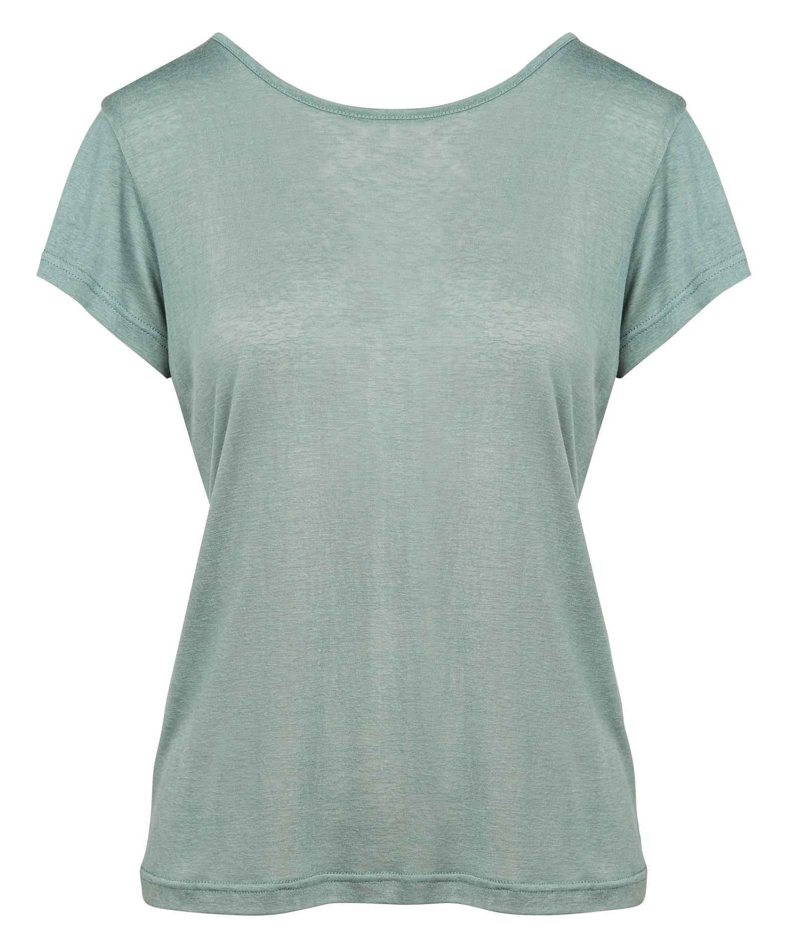 Tee-shirt col rond| Vert