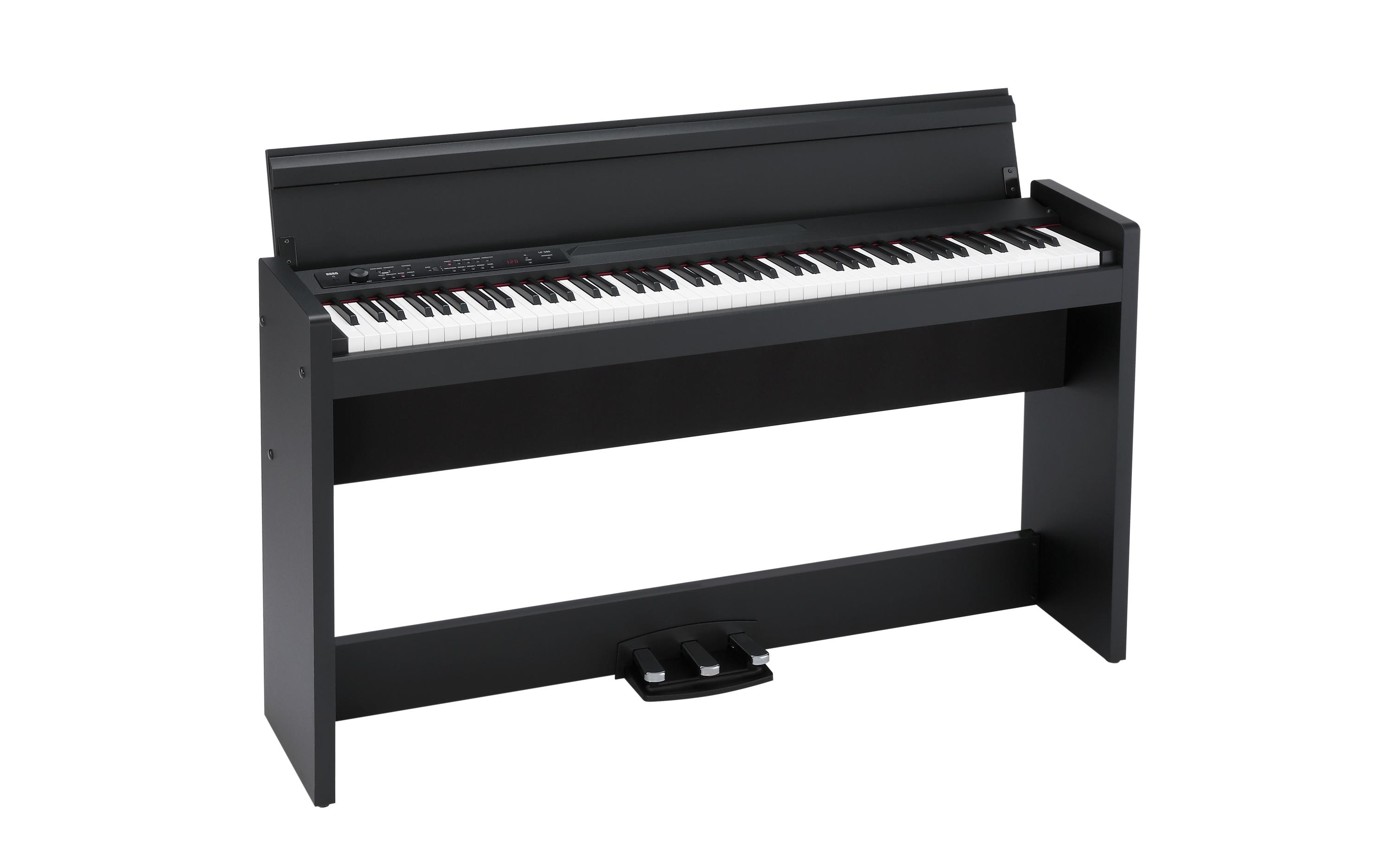 E-Piano LP-380U Schwarz<br>E-Piano mit gewichteter Premium RH3-Hammermechanik-Tastatur und USB-Anschluss