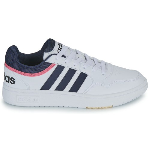 Adidas Sportswear - HOOPS 3.0 - Blanc / Noir / Rose