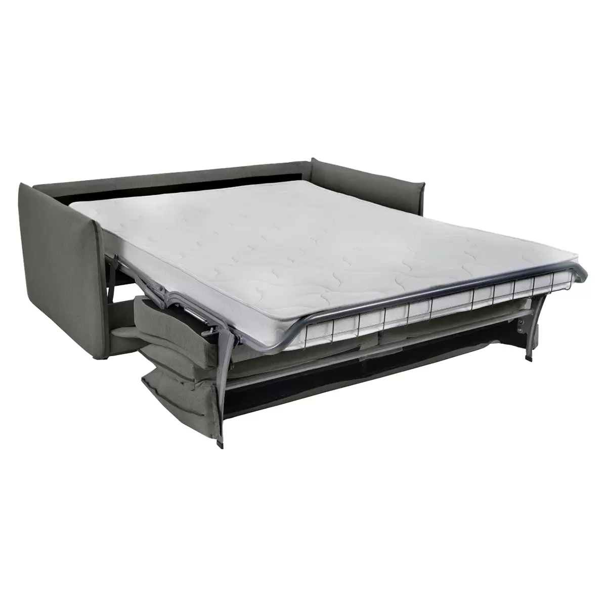 Schlafsofa Oliveto 140x199 Dunkelgrau