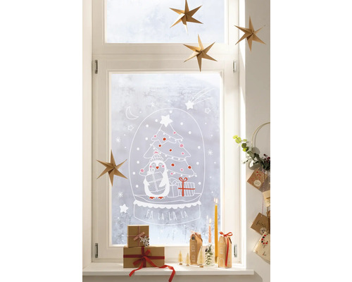 Raamdecoratiesjablonen GEZELLIGE WINTER