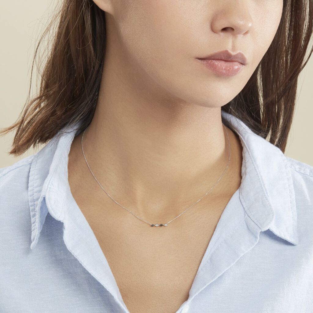 Collier Enid Or Blanc Diamant