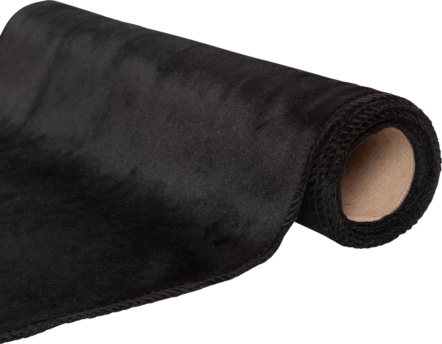 Intratuin kersttafelloper Velours zwart 200 x 35 cm