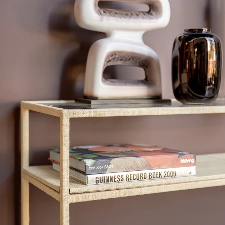 HKliving - Raffia Display Console, Raffiabast