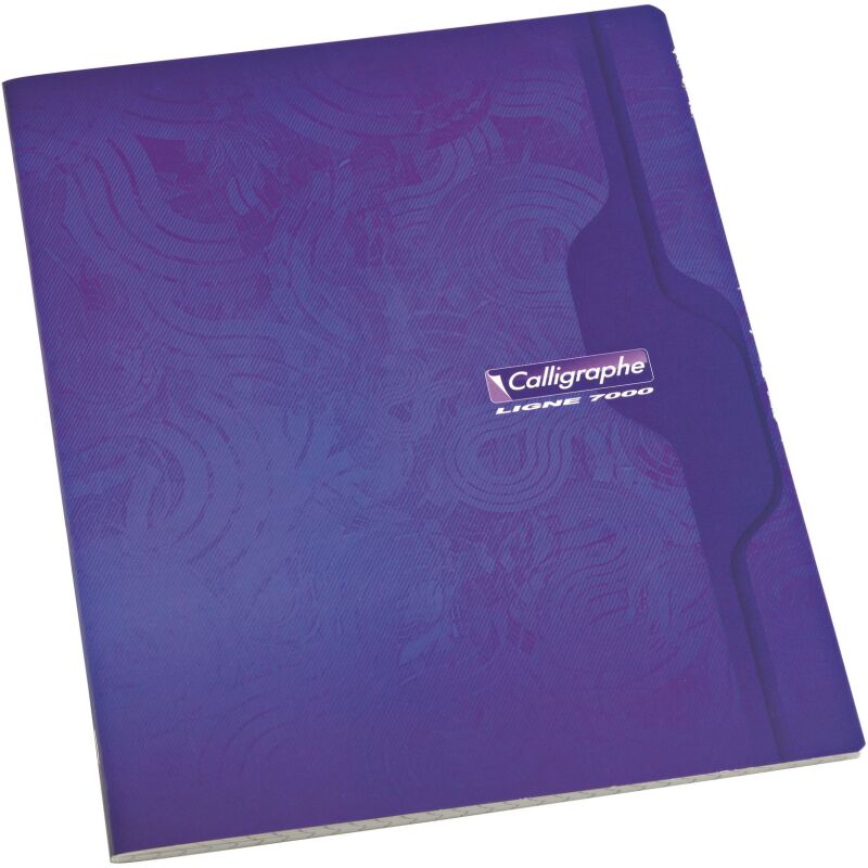 Cahier piqué Calligraphe A4+ 24 x 32 cm grands carreaux 96 pages