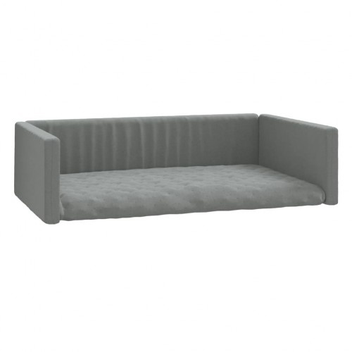 Cama baú cinza claro Vidaxl para cães