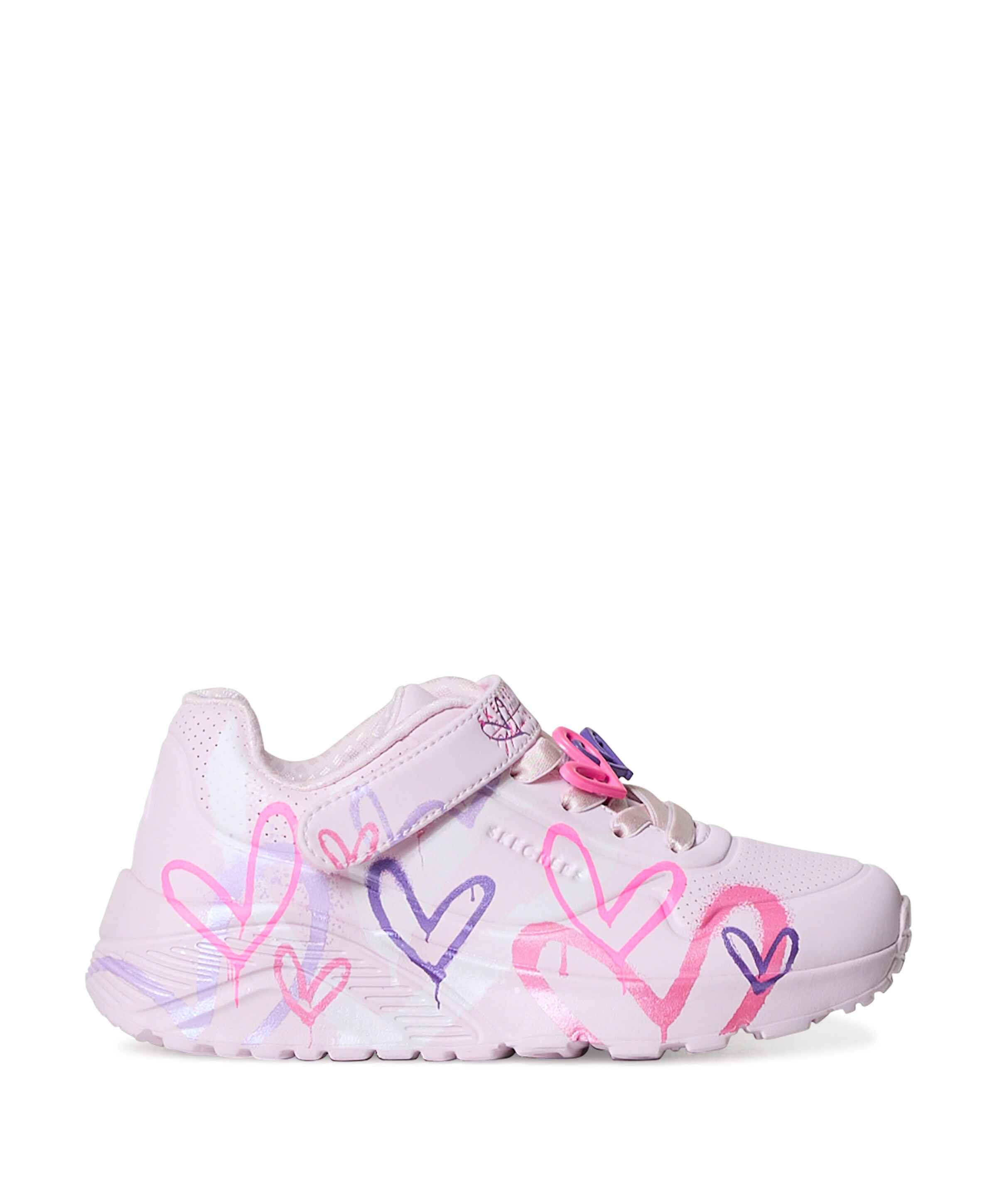 Skechers UNO LITE -HEARTSTATUS meisjes sneakers roze