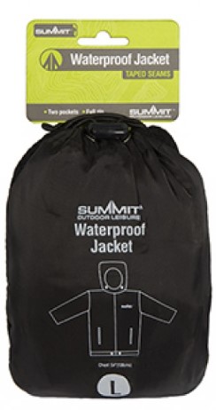Regenjacke Notfall 100% Wasserdicht im Beutel