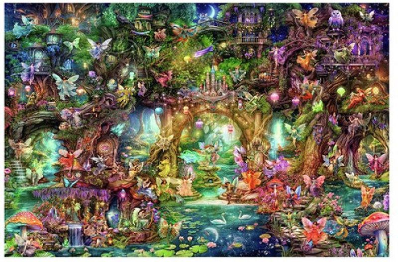 Ravensburger - Verborgen Wereld Van De Elfjes - Legpuzzel - 4000 Stukjes