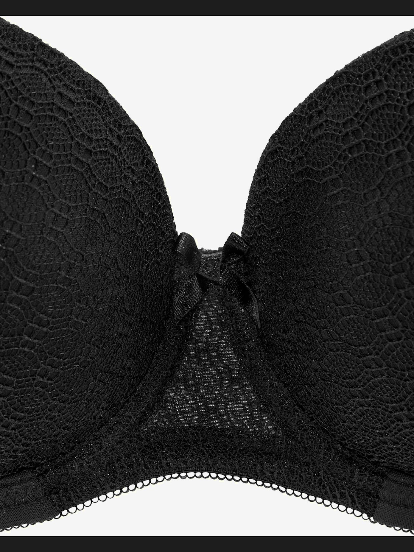 Soutien-gorge à coques avec dentelle graphique