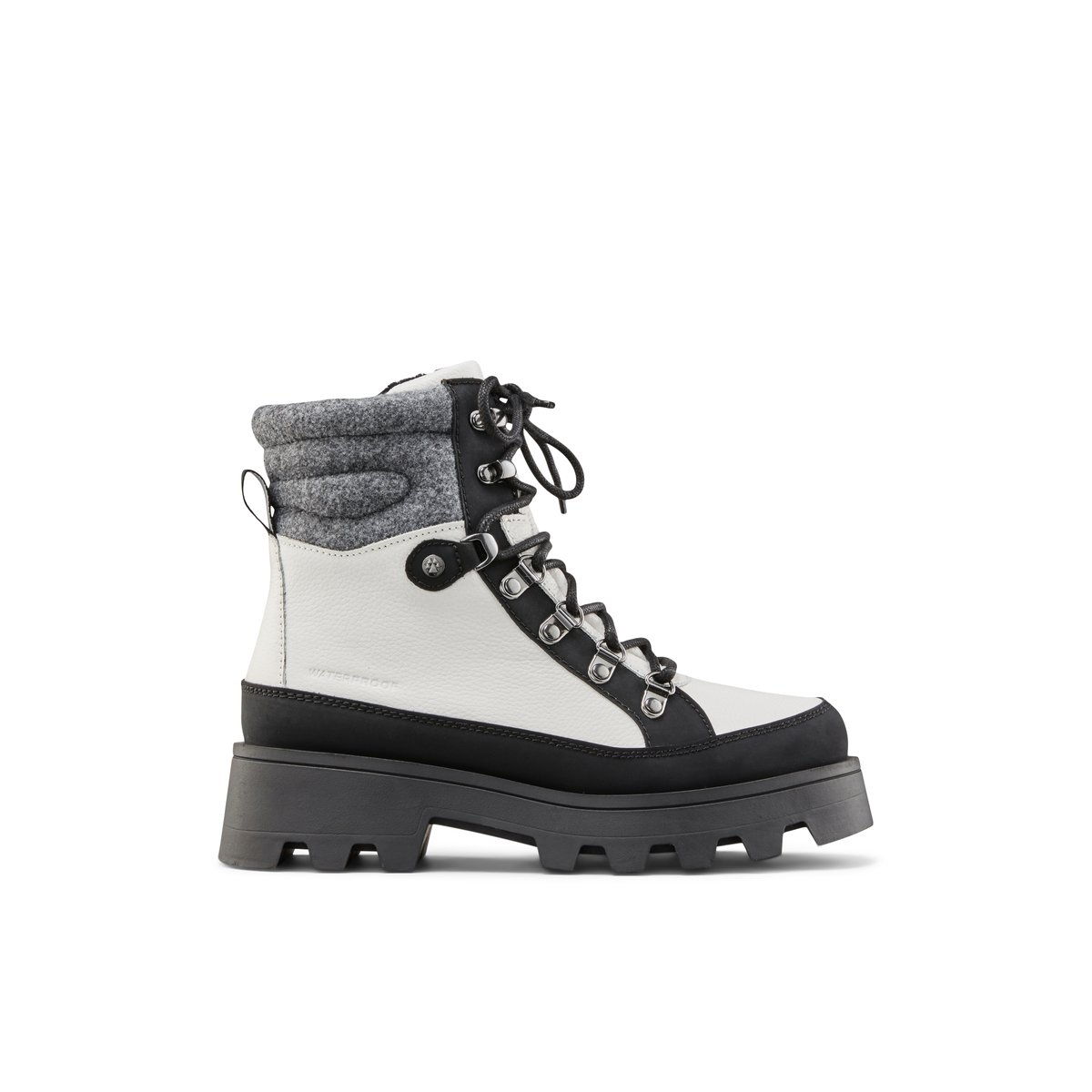 COUGAR-Suma-Bottines d'hiver - Semelle tracteur - Blanc/Noir