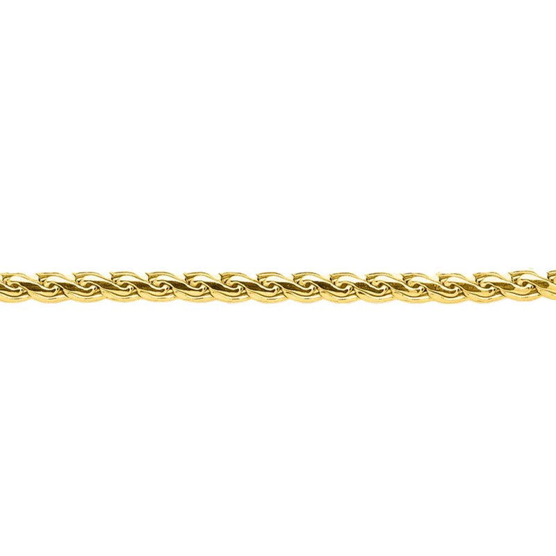 Bracelet Femme 18 cm - Maille S - Or 18 Carats - Largeur 4 mm