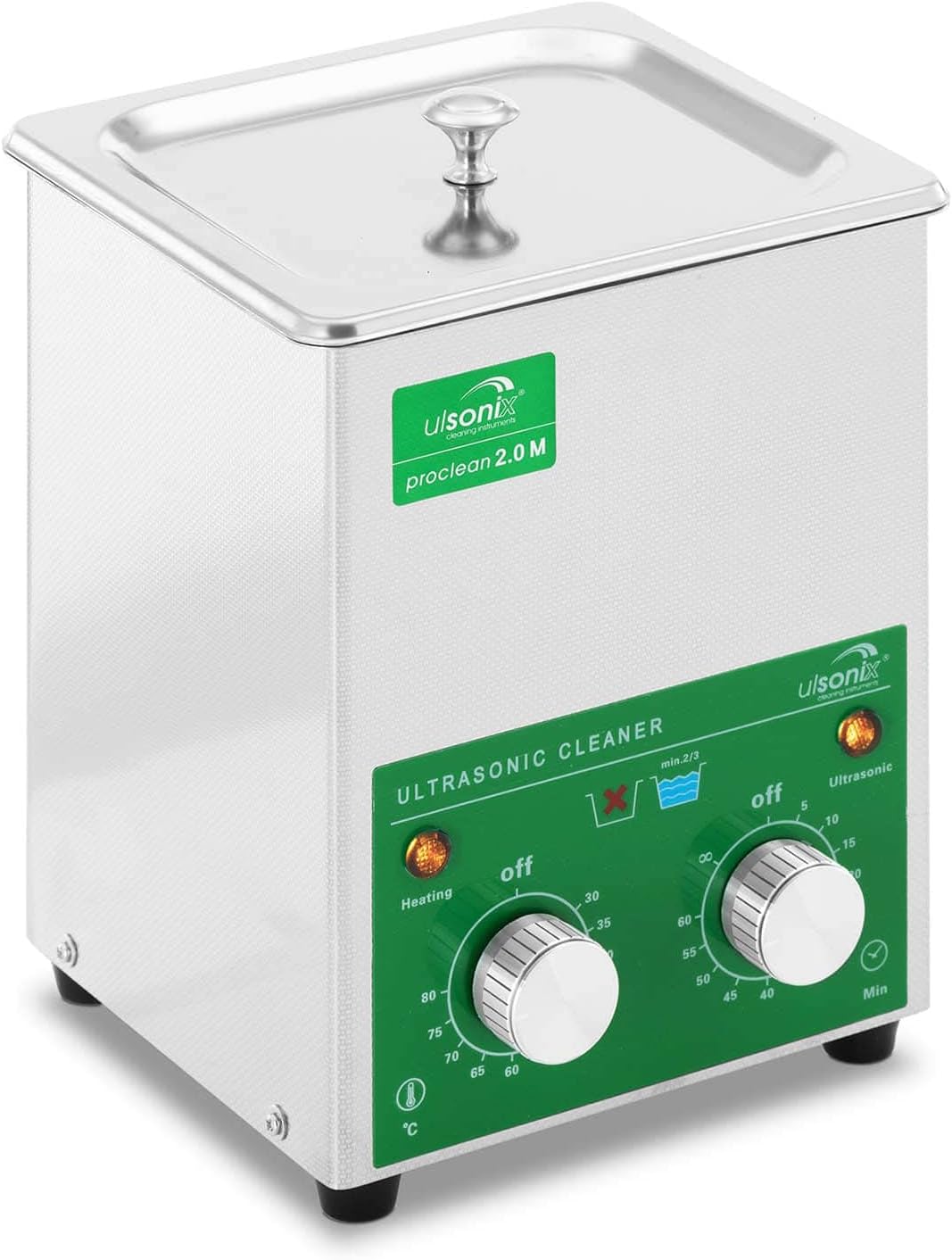 Ultraschallreiniger Proclean 2.0M - 1,5 L Kapazität - 40 kHz Schallfrequenz - 60 Watt Ultraschallstärke - eco series