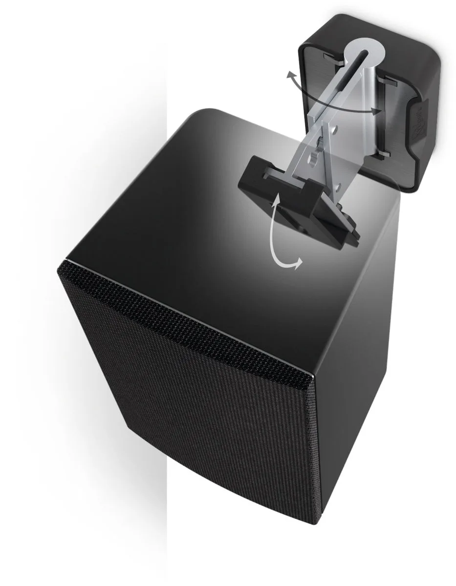 Vogel's Sound 3200 Noir Supports pour enceintes