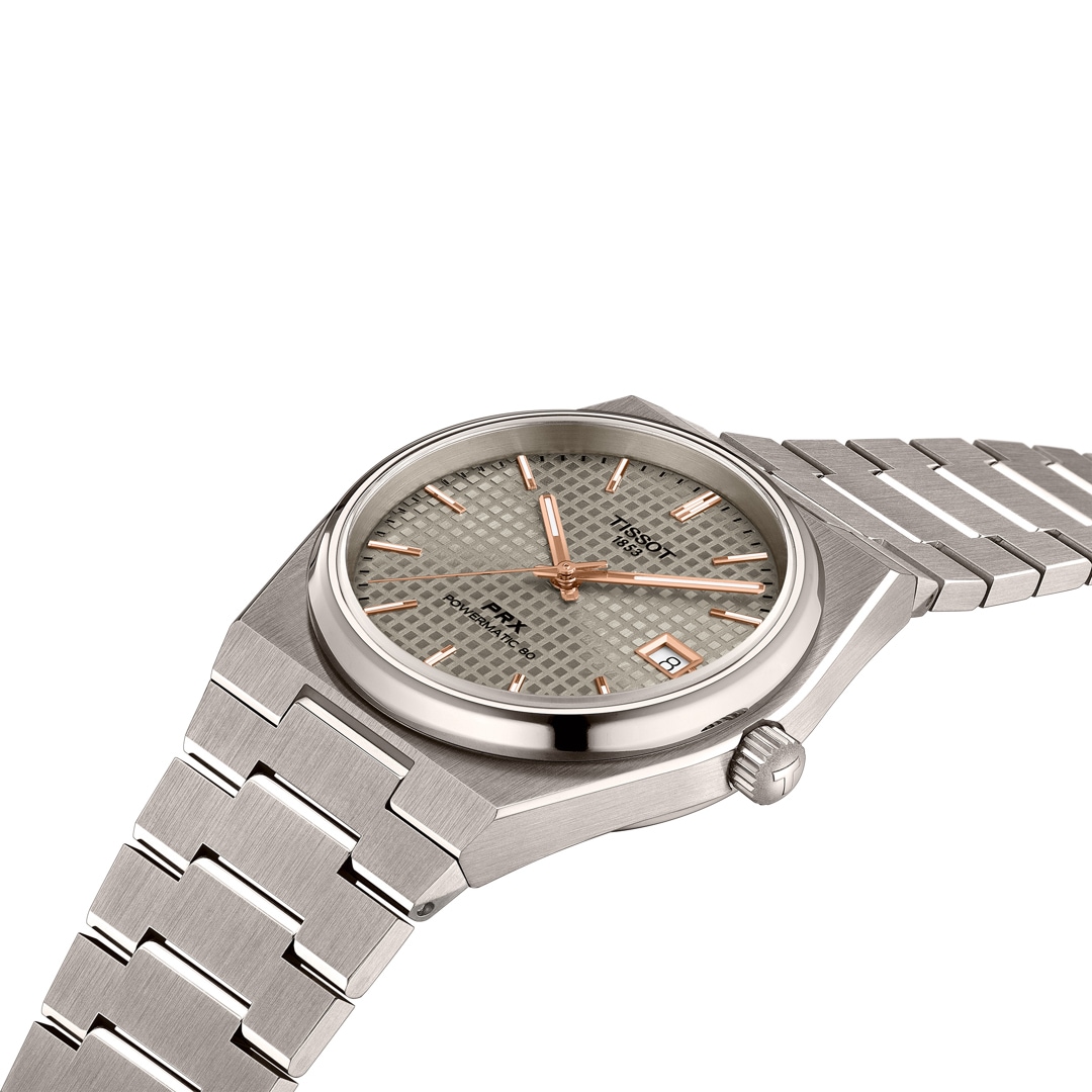 Tissot PRX 38 Titan Powermatic 80 Anthrazit