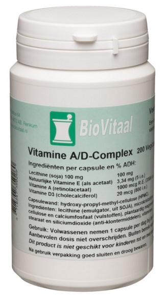 VeraSupplements vitamine A/D complex 200cp