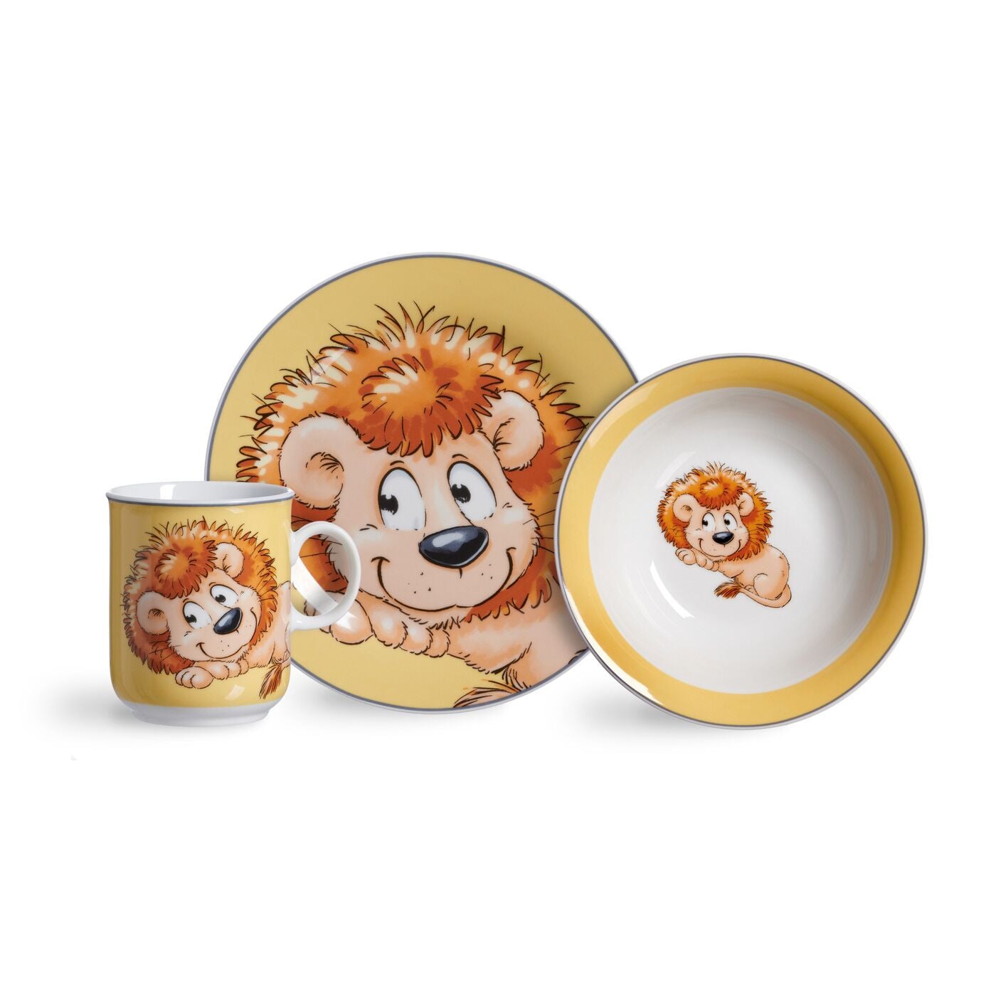 Ritzenhoff & BrekerKindergeschirr-Set «Happy Zoo Leo»