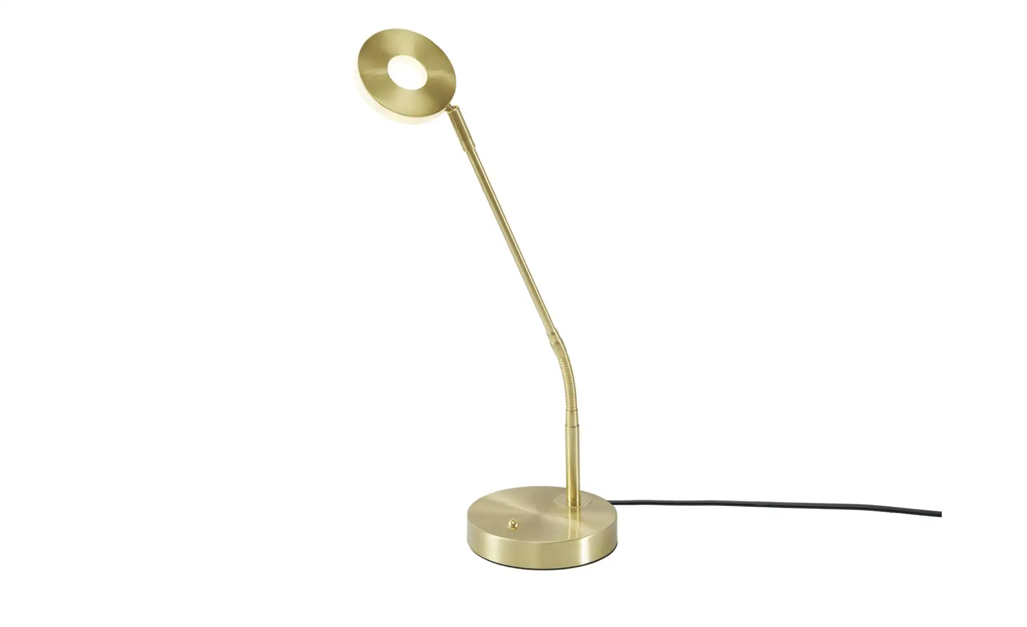 Fischer-Honsel LED-Schreibtischleuchte, Messing-matt mit Dimmer