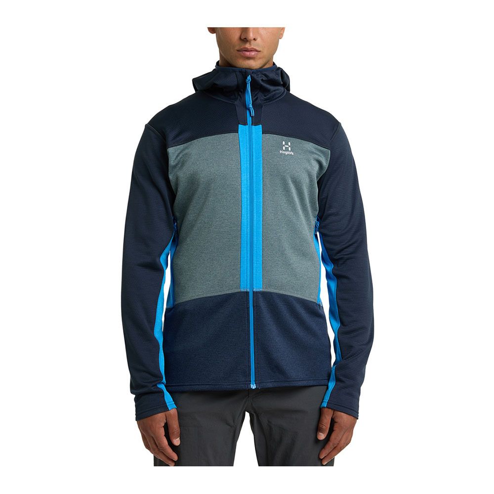 Haglöfs ROC FLASH MID - Polaire Homme tarn blue/steel blue