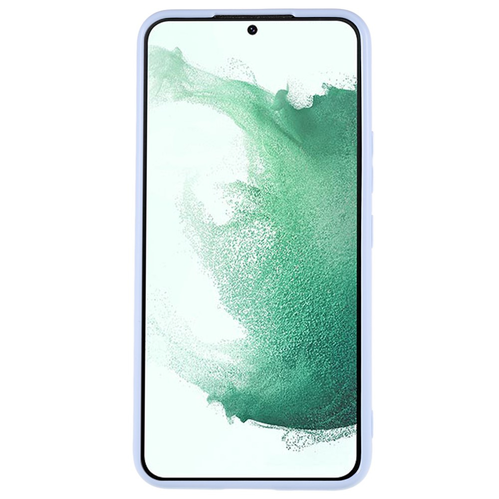 Samsung Galaxy S22 5G Gummi Case Hülle mit Kameraschutz - Hellblau (Matt)