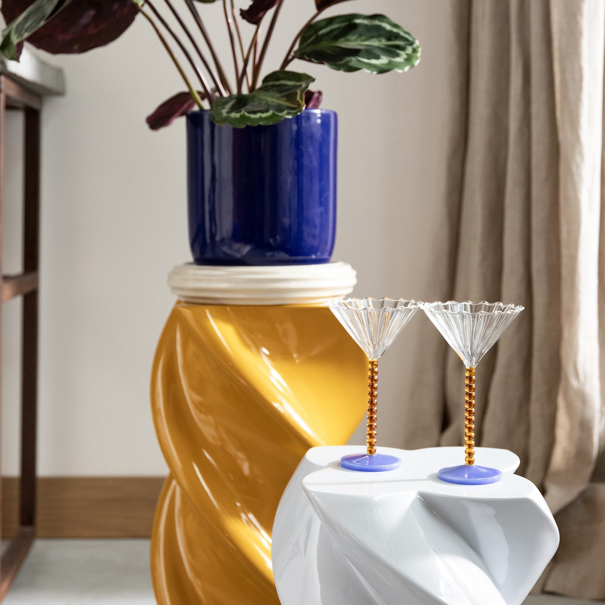 &k amsterdam Perle Coupe 2 st. - Amber