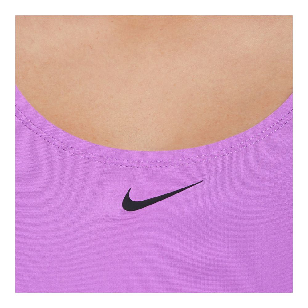 Nike Swim FIT NEWBIE LOGO TAPE FASTBACK - Maillot de bain 1 pièce Femme fuchsia dream