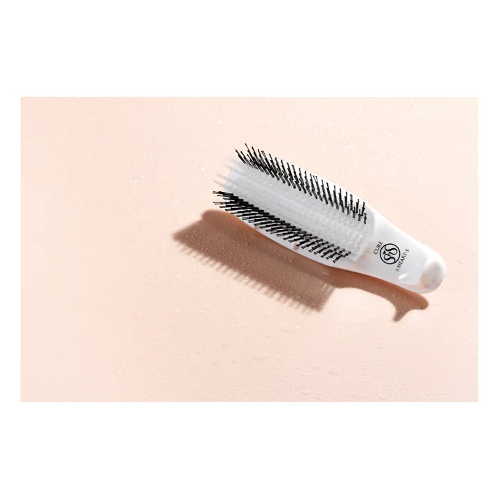 S.Heart.S Brosse pour application de soins cheveux normaux ou épais Cure White