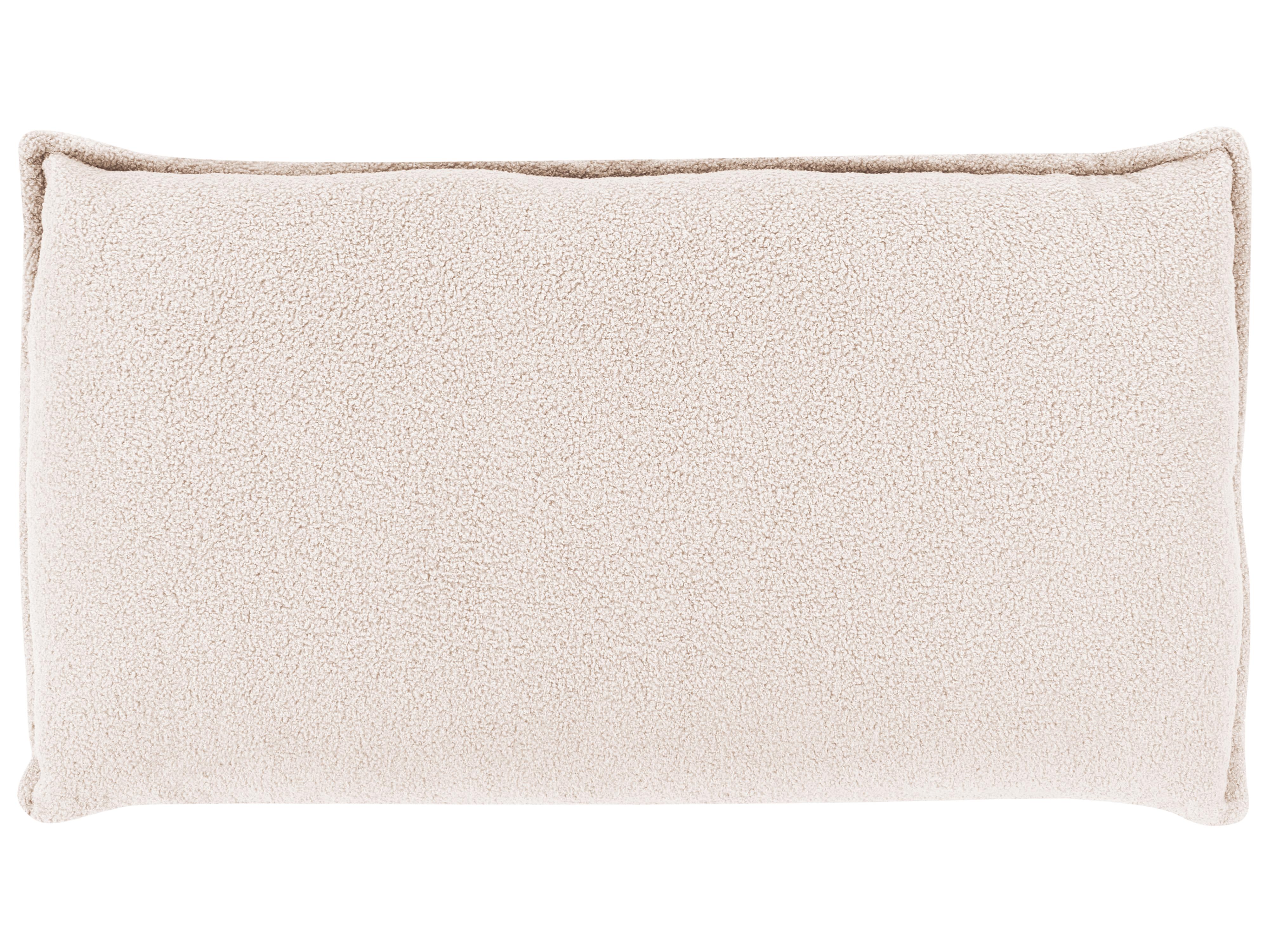 Modulaire hoekbank NERBO Bouclé Beige rechtszijdig