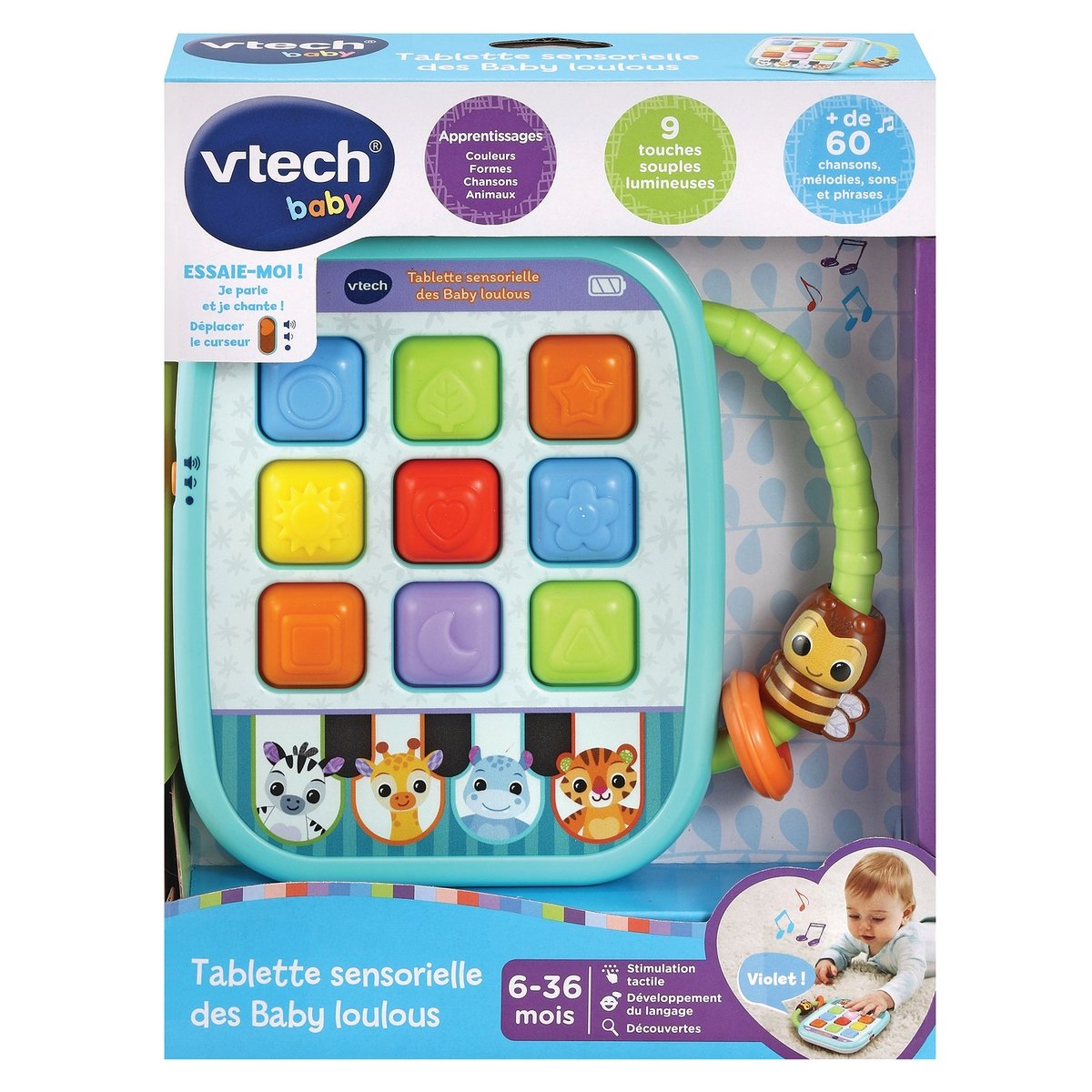 Tablette sensorielle des Baby loulous