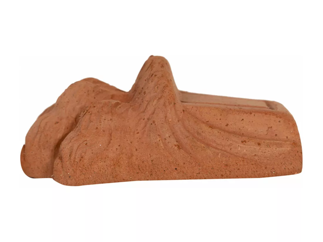 BISCOTTINI Pot de Fleurs - Terre Cuite Toscane - Porte-Plante - Pot d’Intérieur et d’Extérieur - Fait Main - Jardinière - Jardin - Salon - 13x9x6,5 cm - Lot de 8