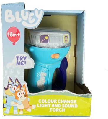 Bluey Lommelykt med Lys og Lyd