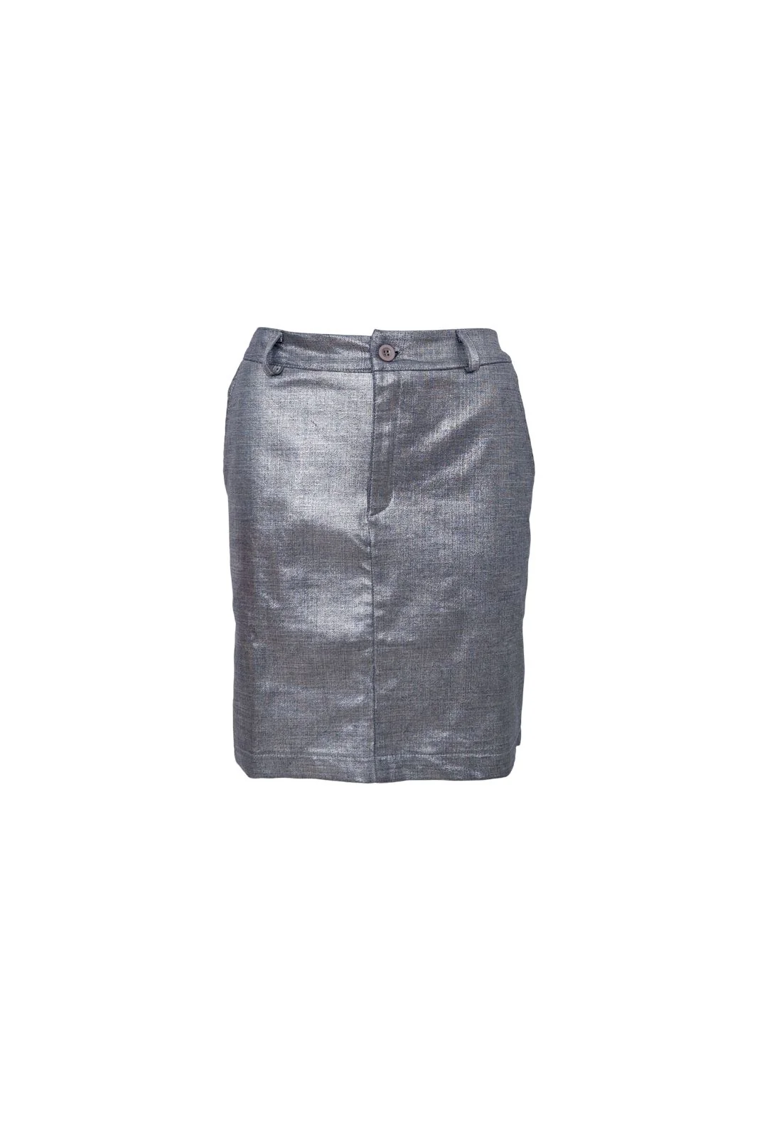 Black Colour Bcallure Box Glitter Skirt
