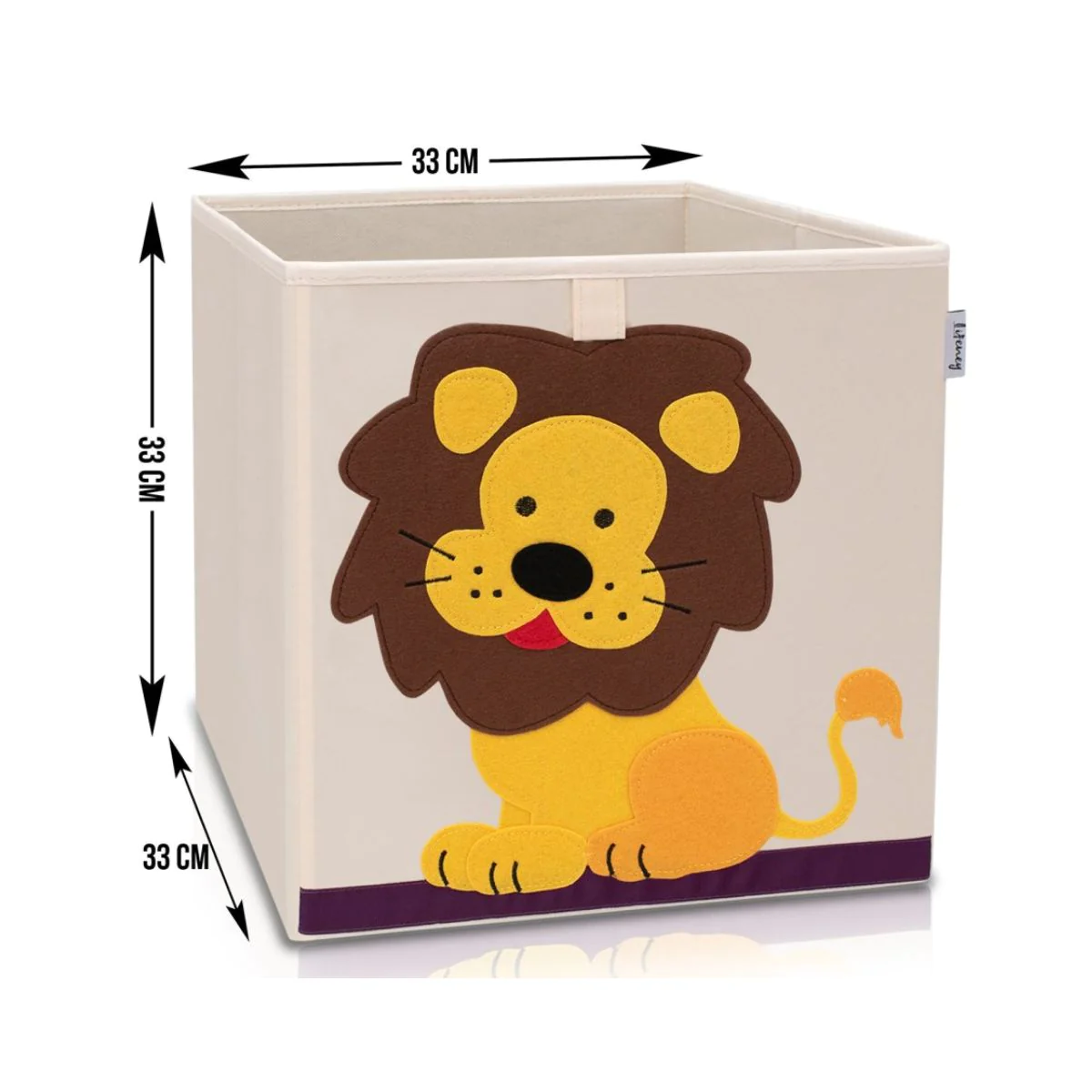 Boîte de rangement en tissu pour enfant 