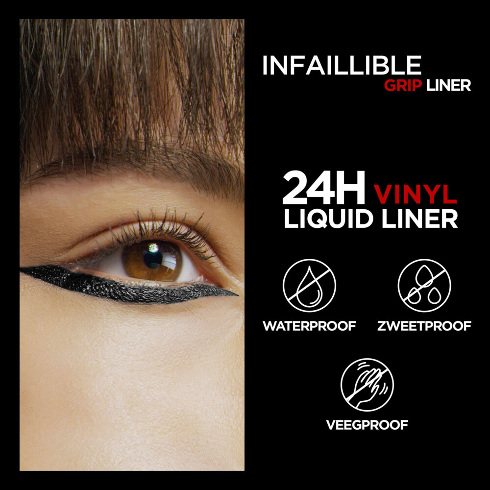 L'Oréal Infaillible Grip 24H Vinyl Liquid Eyeliner Zwart3 ml
