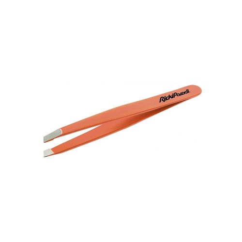 RickiParodi Pinça Oblíqua de Inox Laranja 9cm
