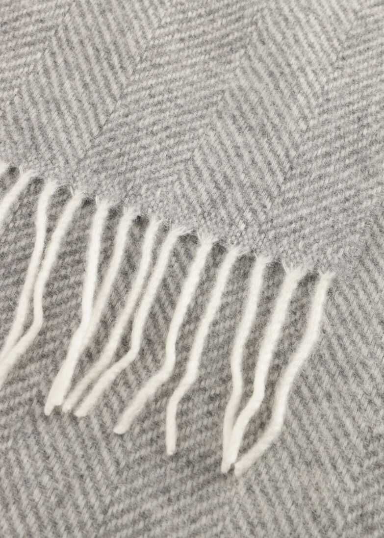 grijze profuomo sjaal scarf lambswool