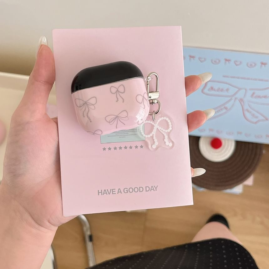Elliure - Bow Apple AirPods / Pro oordopjeshoesje / bandje / set