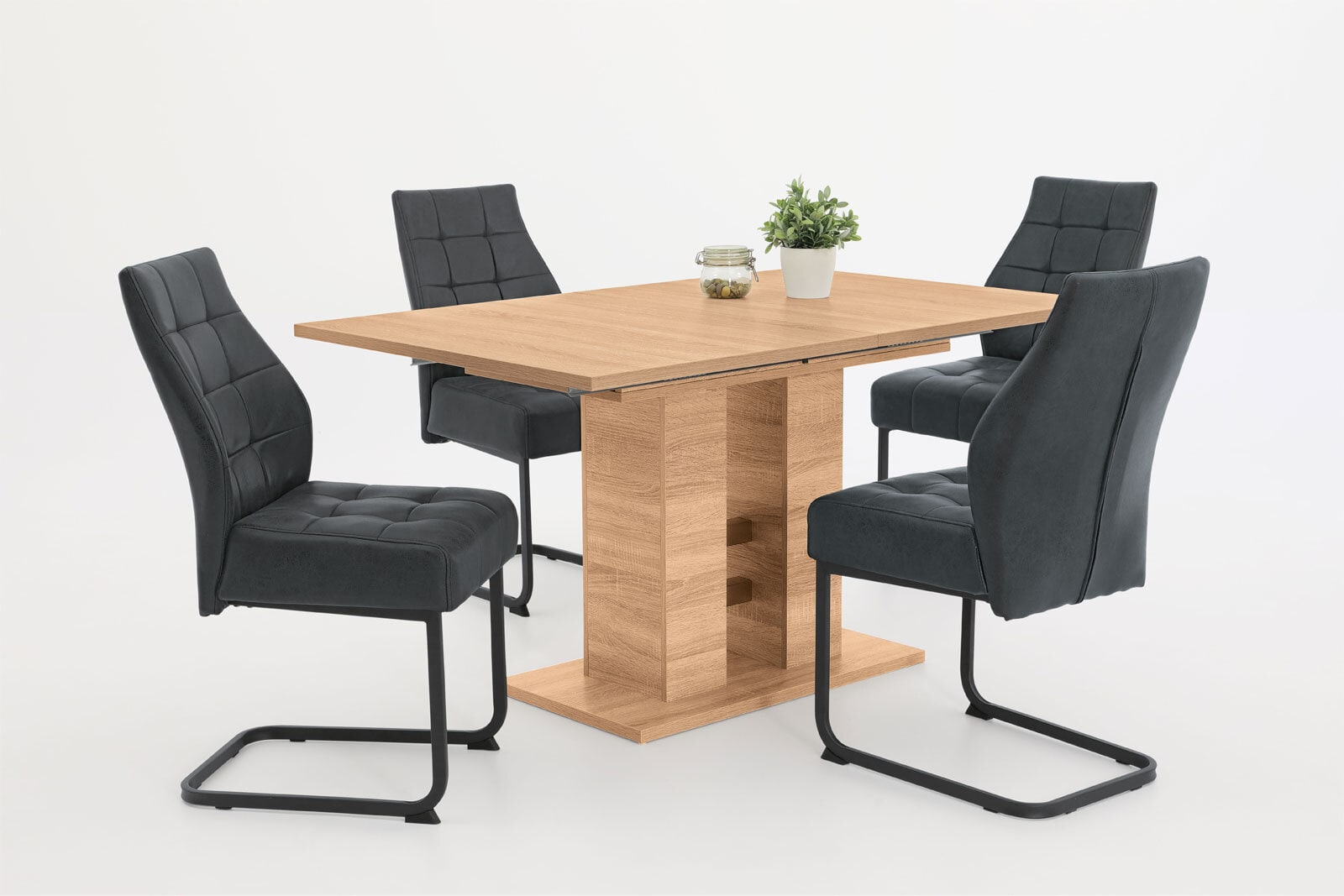 Tisch Helena II Sonoma Eiche Nachbildung 140 (220) x 76 x 90 cm