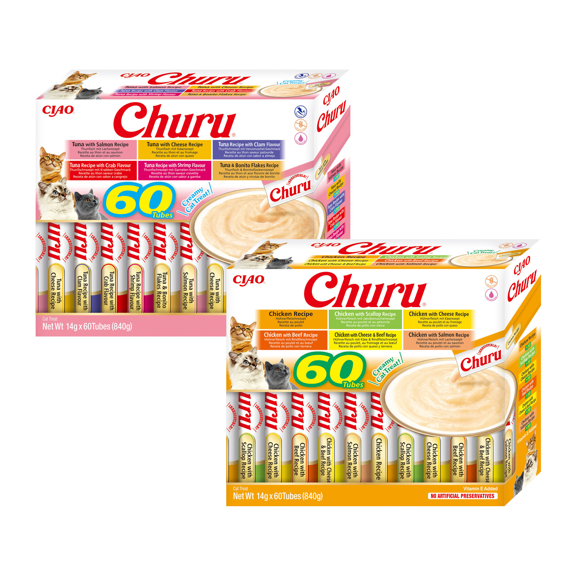 Inaba Churu Variety Box - 60 stuks