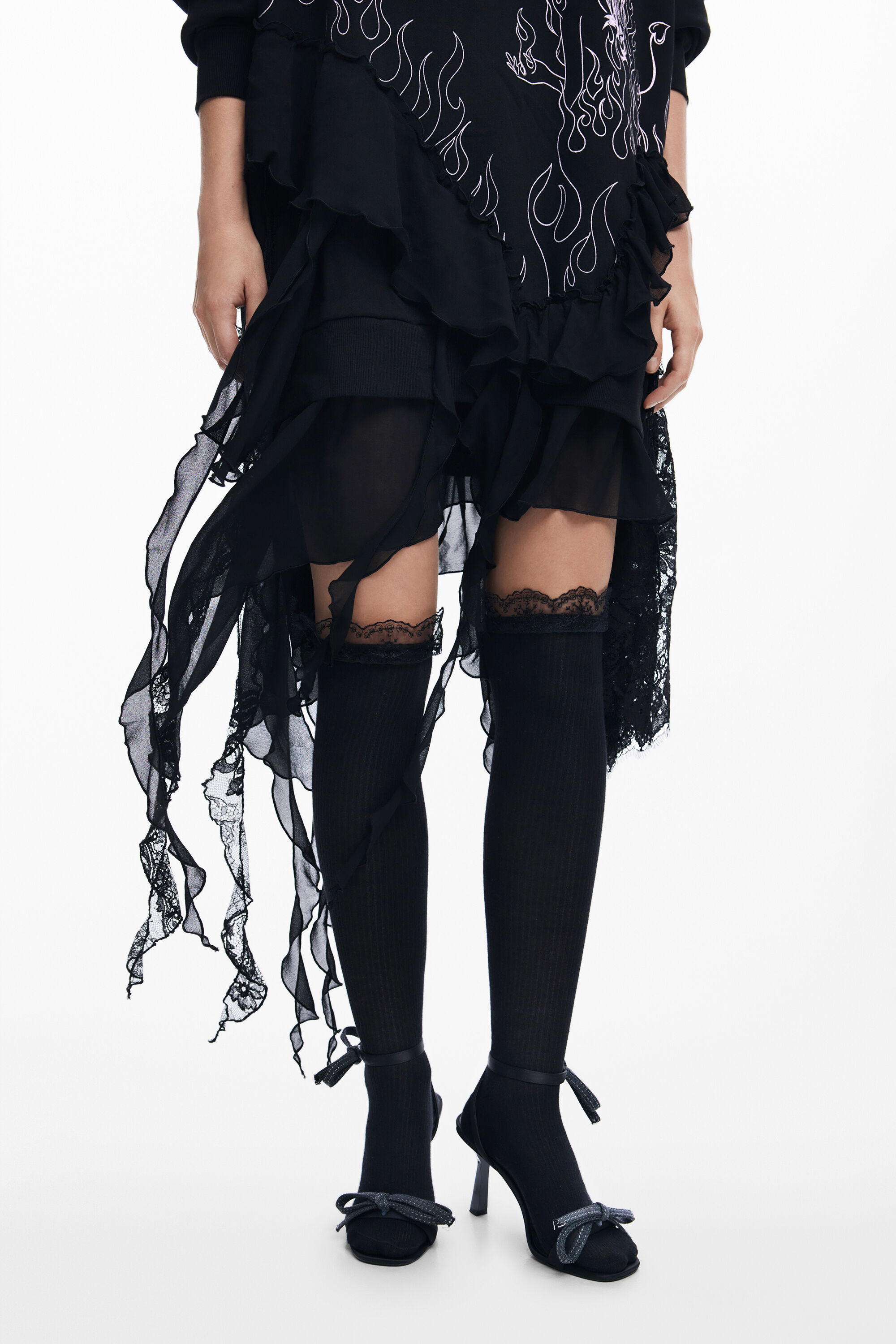 Vestido moletom María Escoté